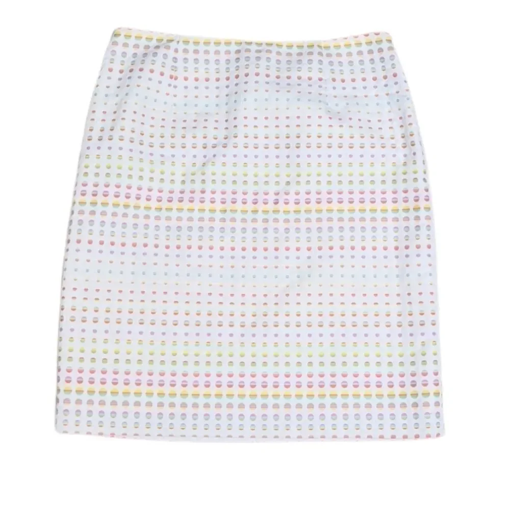 WORTH Pastel Rainbow Dots Easter Pencil Skirt 8